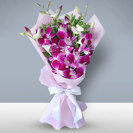 Purple Orchid Bouquet