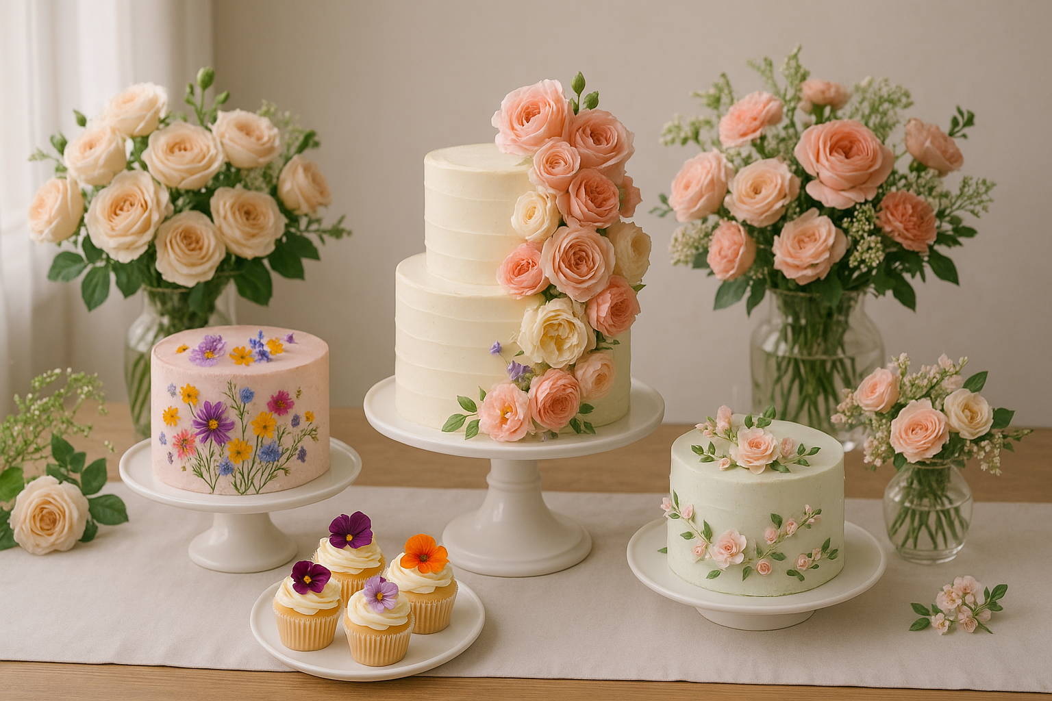 Cake & Flowers