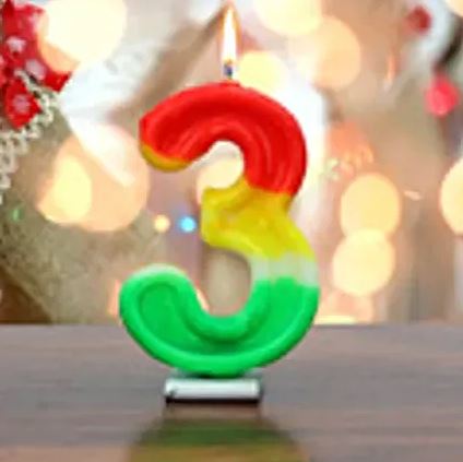 Number Candle 3