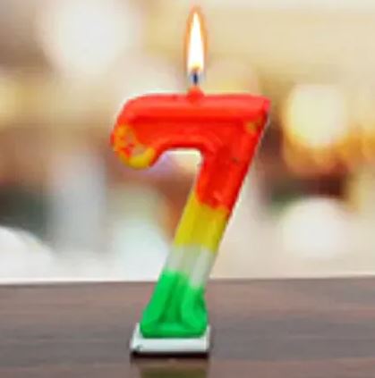 Number Candle 7