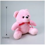 Pink Teddy 6 inches Soft toy